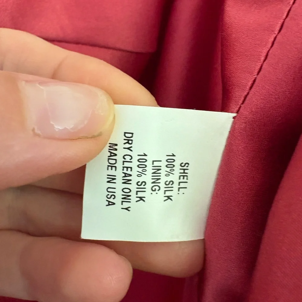 Jenny Yoo 100% Silk Dress- Size 4 - Picture 4 of 4